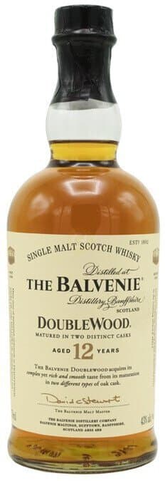 Balvenie 12yr Doublewood Single Malt Scotch, 750mL