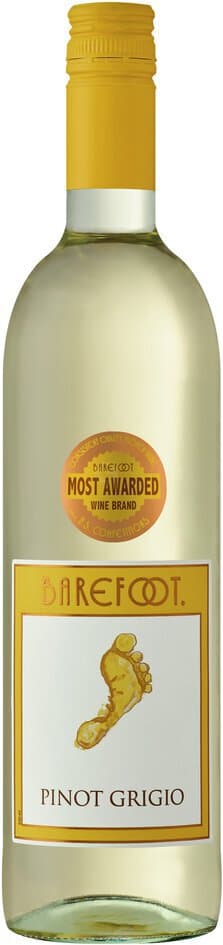 Barefoot Cellars Pinot Grigio White Wine, 750mL