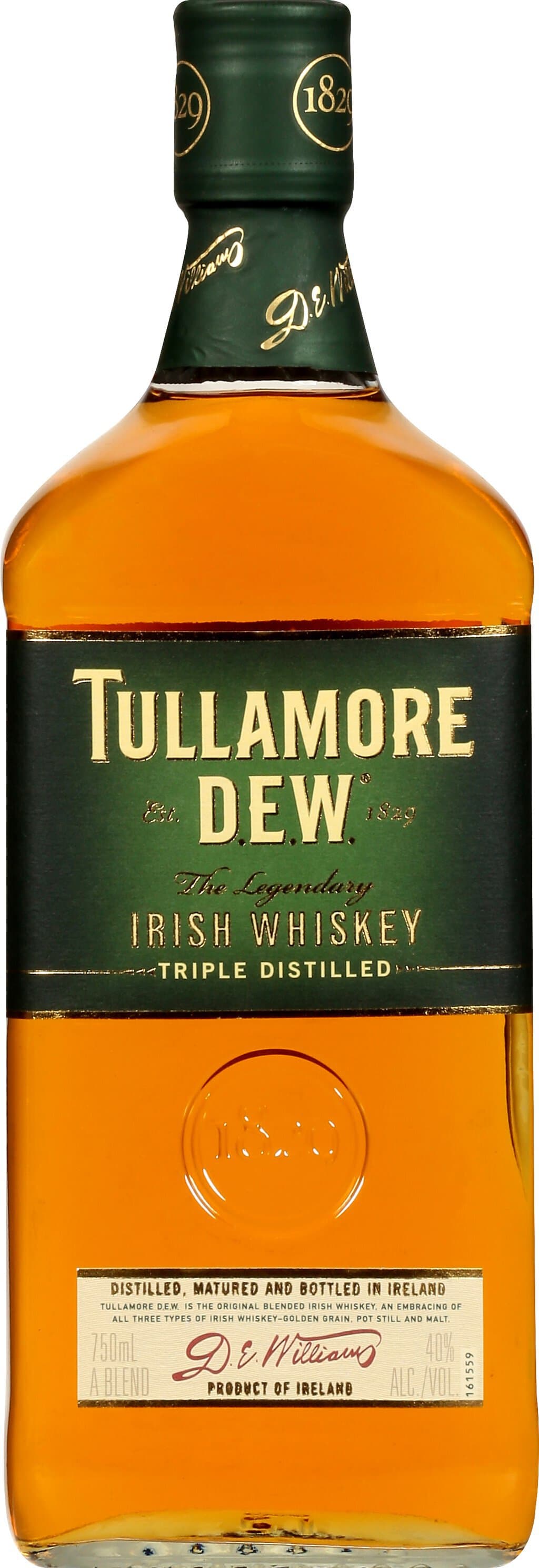 Tullamore D.E.W. Irish Whiskey, 750mL