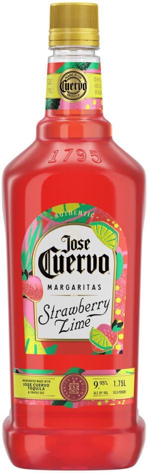 Jose Cuervo Authentic Margarita Strawberry Lime Cocktail