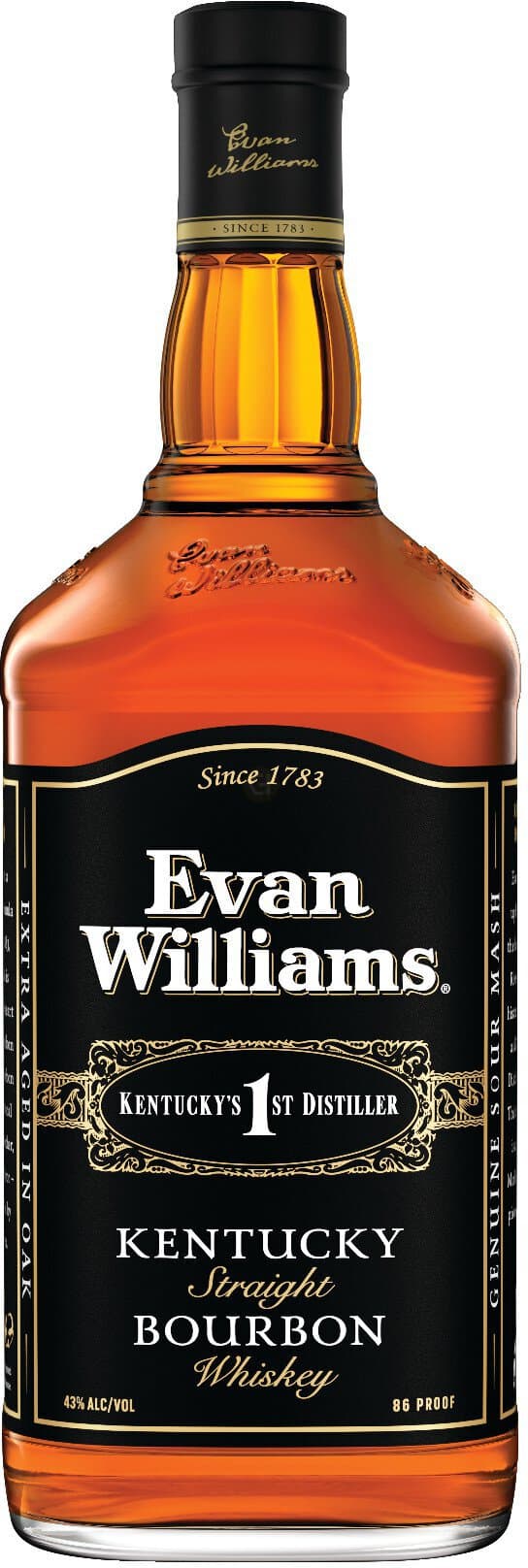 Evan Williams Black Bourbon, 1.75L