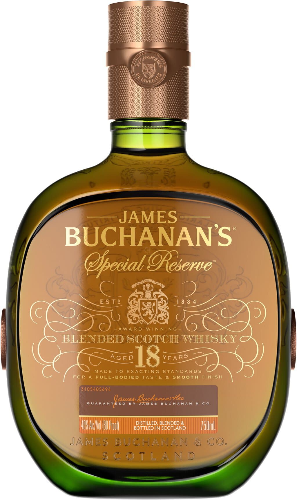 Buchanan's 18yr Blended Scotch, 750mL