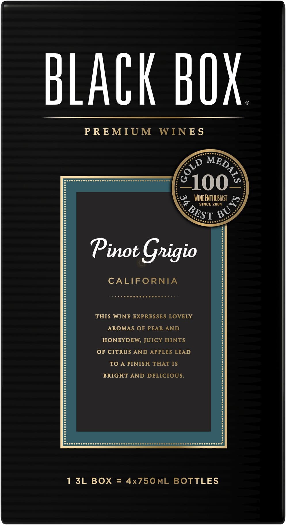 Black Box Pinot Grigio White Wine Box, 3L