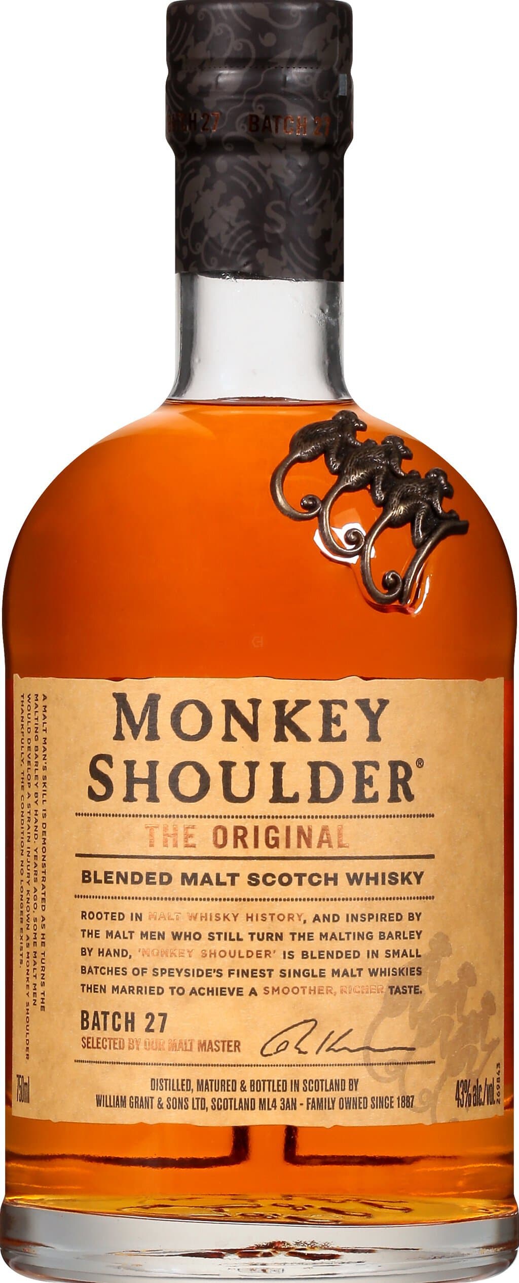 Monkey Shoulder Blended Scotch, 750mL