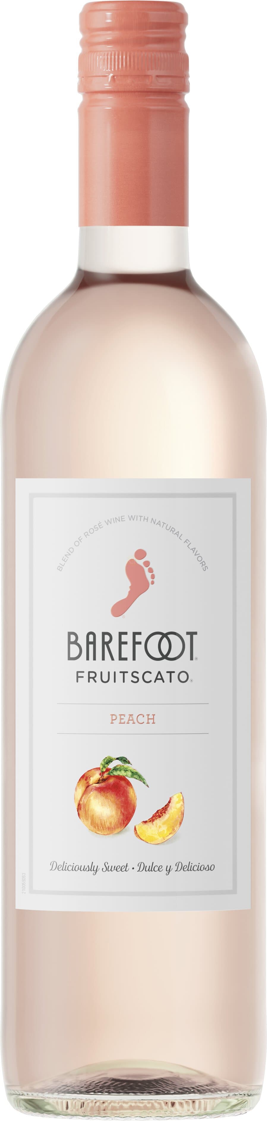 Barefoot Fruitscato Peach Sweet Wine, 750mL