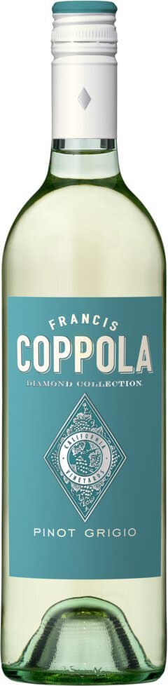 Coppola Diamond Collection Pinot Grigio White Wine, California, 750ml Glass Bottle, 13.0% ABV, 750mL