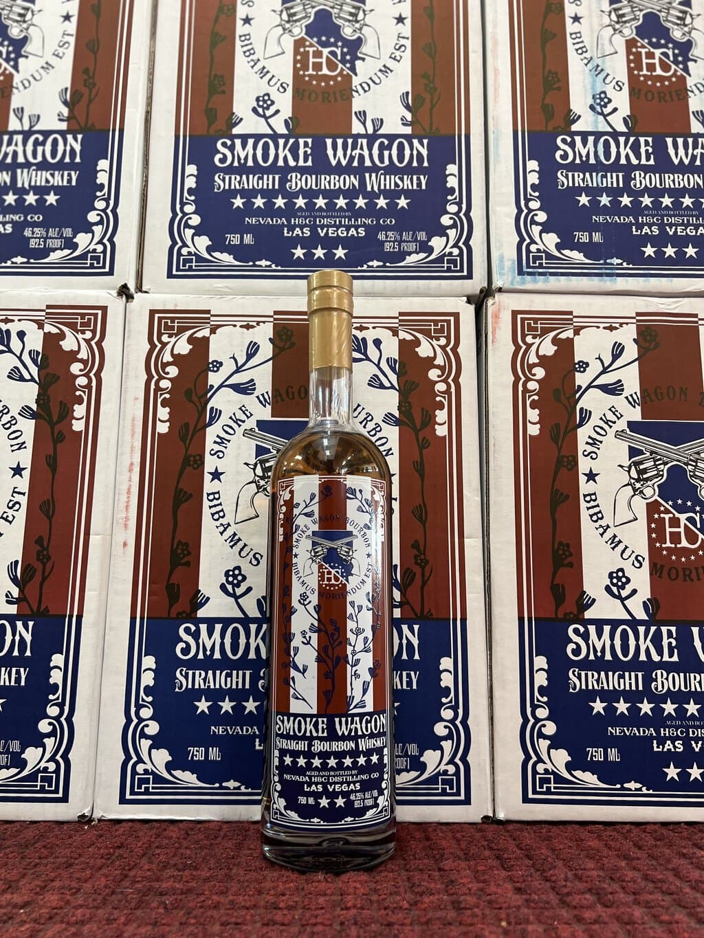 Smoke Wagon Straight Red, White & Blue
