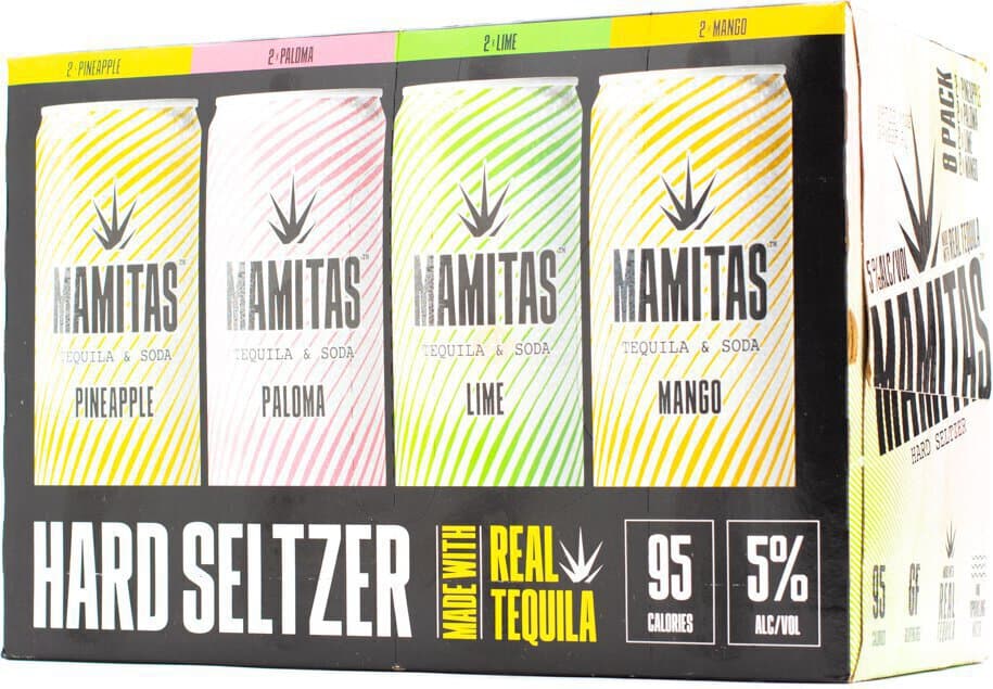 Mamitas Tequila & Soda Variety, 355mL