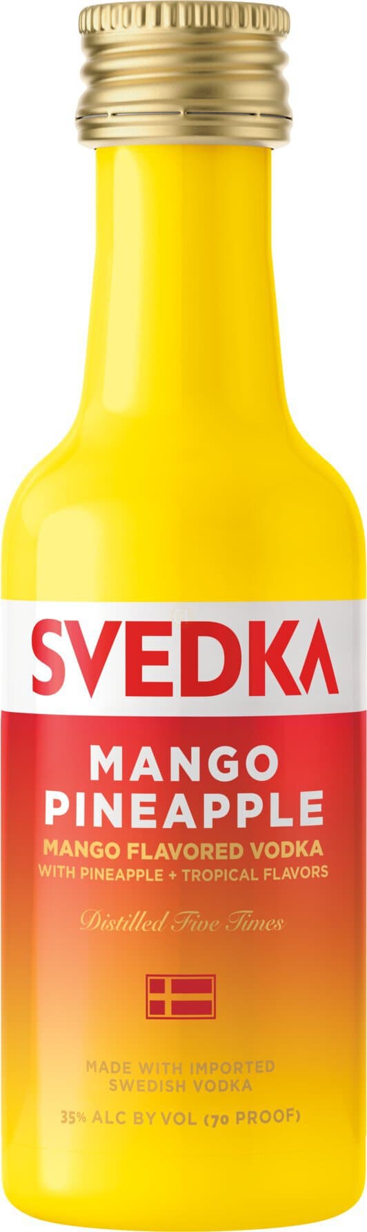 SVEDKA Mango Pineapple Flavored Vodka, 50mL