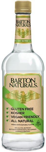 Barton Naturals Vodka, 375mL