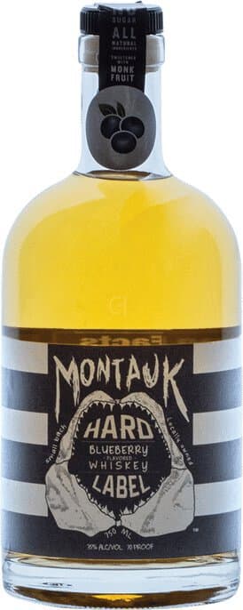 Montauk Hard Label Blueberry Whiskey