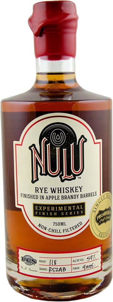 Nulu 5 Year Rye Apple Brandy Barrels