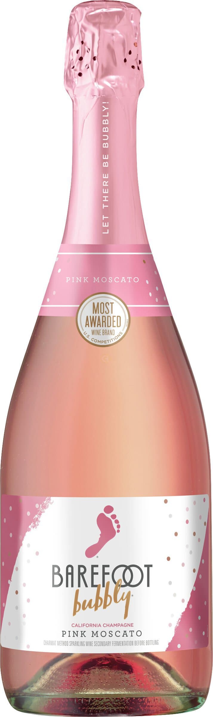 Barefoot Bubbly Pink Moscato, 750mL
