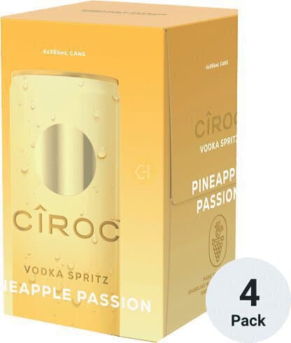 Ciroc Pineapple Passion Spritz, 355mL