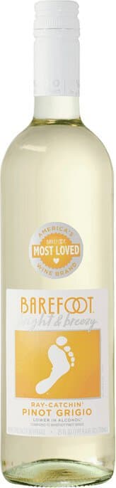 Barefoot Pinot Grigio Bright & Breezy, 750mL