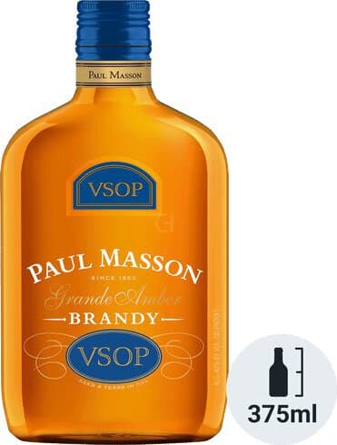 Paul Masson VSOP Brandy, 375mL