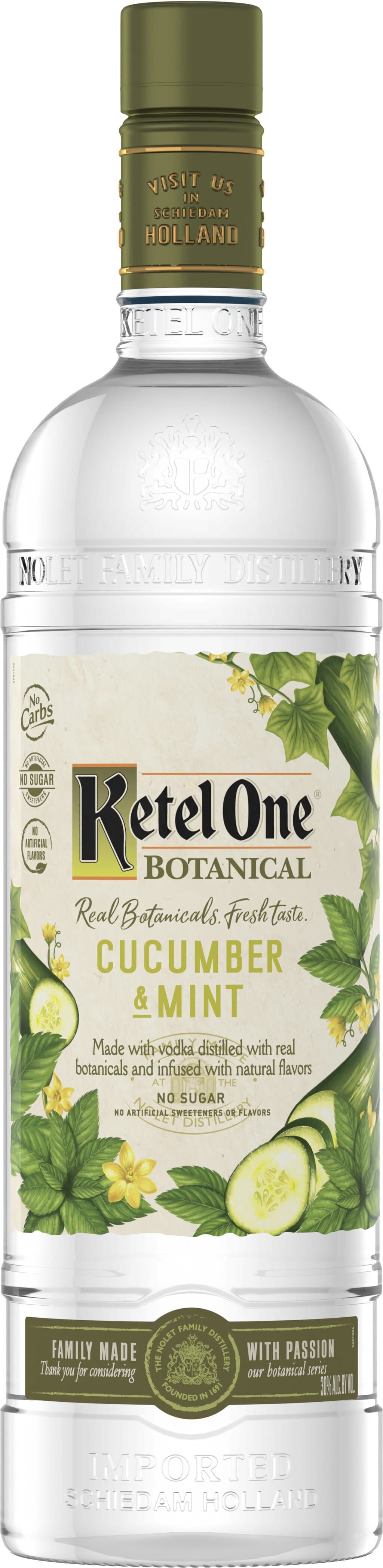 Ketel One Botanical Cucumber & Mint Vodka, 1L