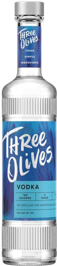 Three Olives Vodka Original, 375mL