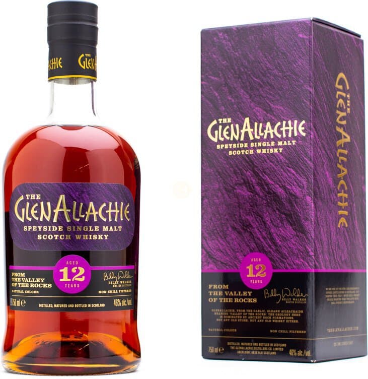 Glenallachie Speyside Single Malt Whisky 12 Year Old, 750mL