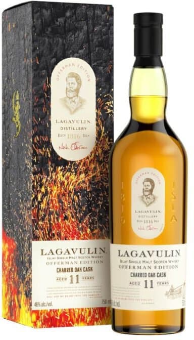LAGAVULIN SINGLE MALT SCOTCH OFFERMAN EDITION CHARRED OAK CASK 11 Year