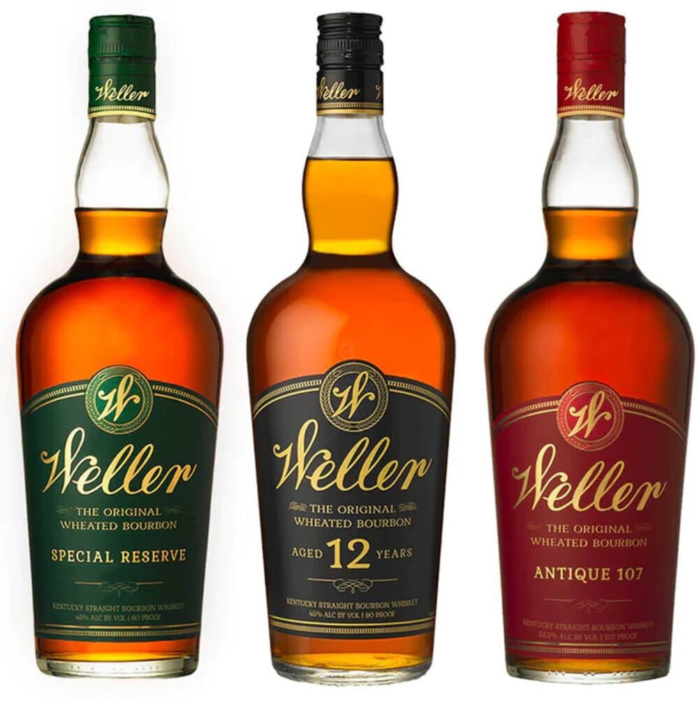 Weller Special Reserve, Antique 107 & 12 Year Bundle
