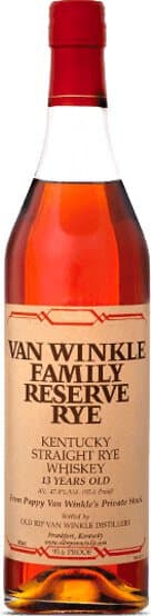 VAN WINKLE FAMILY RESERVE RYE 13 YEAR