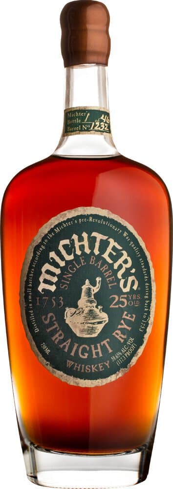 Michters 25 Year Rye, 750mL