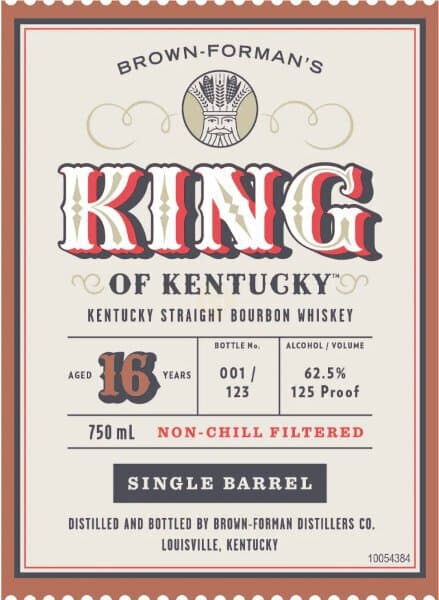 King Of Kentucky Bourbon 2023, 750mL