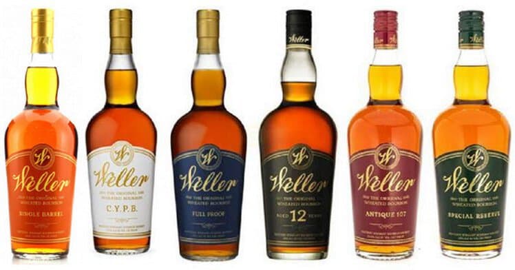 W L Weller Six Bottle Bundle, 750mL