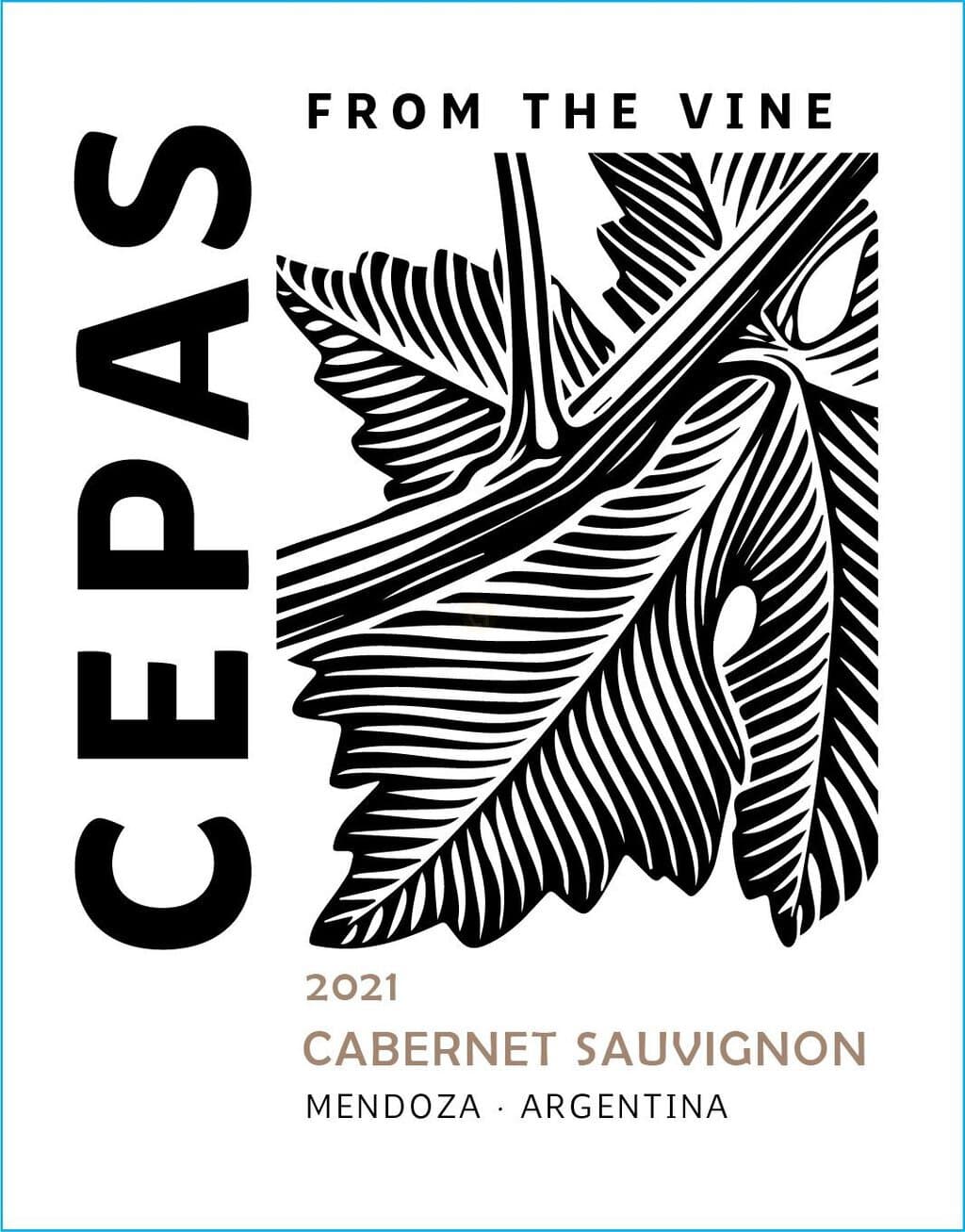 Cepas Cabernet Sauvignon Mendoza, 750mL