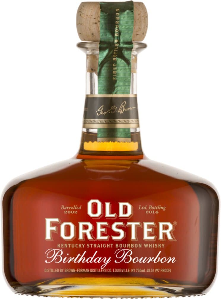 2014 Old Forester Birthday Bourbon 12 Year old Kentucky Straight Bourbon Whiskey 750ml