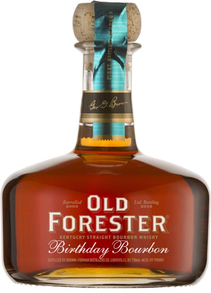 2015 Old Forester Birthday Bourbon 12 Year Old Kentucky Straight Bourbon Whiskey 750ml