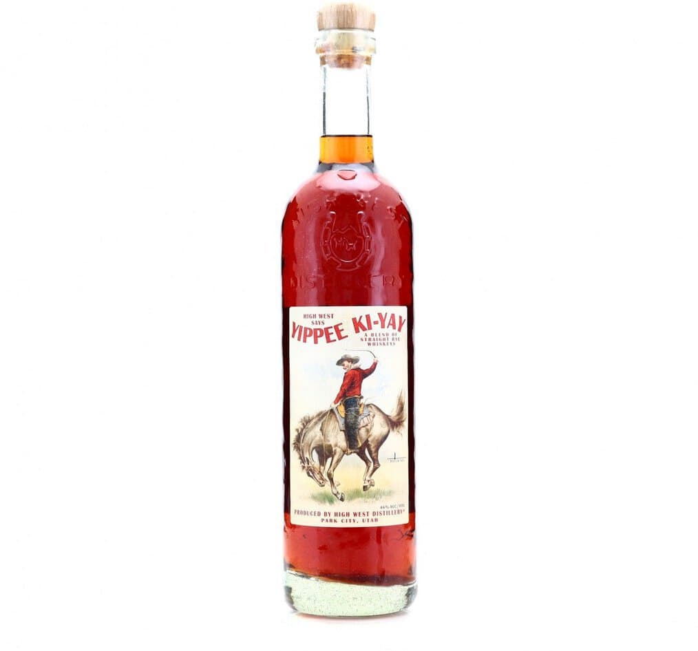 High West Yippee Ki Yay Limited Finished In Vermouth and Syrah Barrels Showing Blended Rye Whiskey 750ml