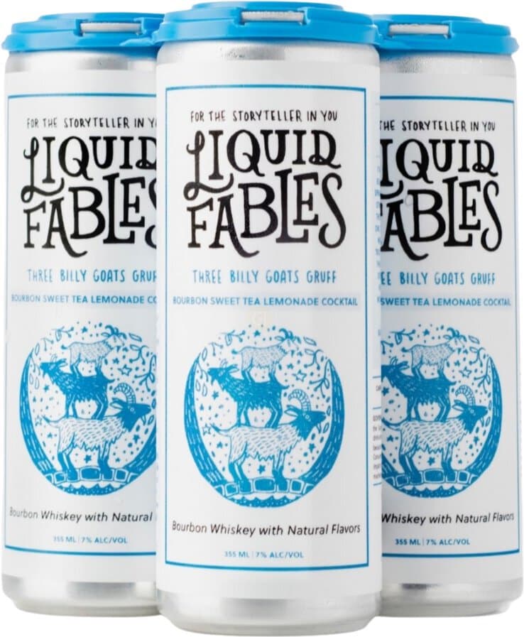 Liquid Fables Three Billy Goats Gruff Bourbon Sweet Tea Lemonade Cocktail