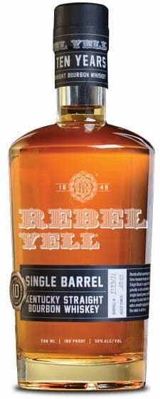 Rebel Yell Single Barrel 10 Year Old Kentucky Straight Bourbon Whiskey