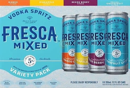 Frescas Mixed Vodka Spritz Variety Pack #1, 355mL