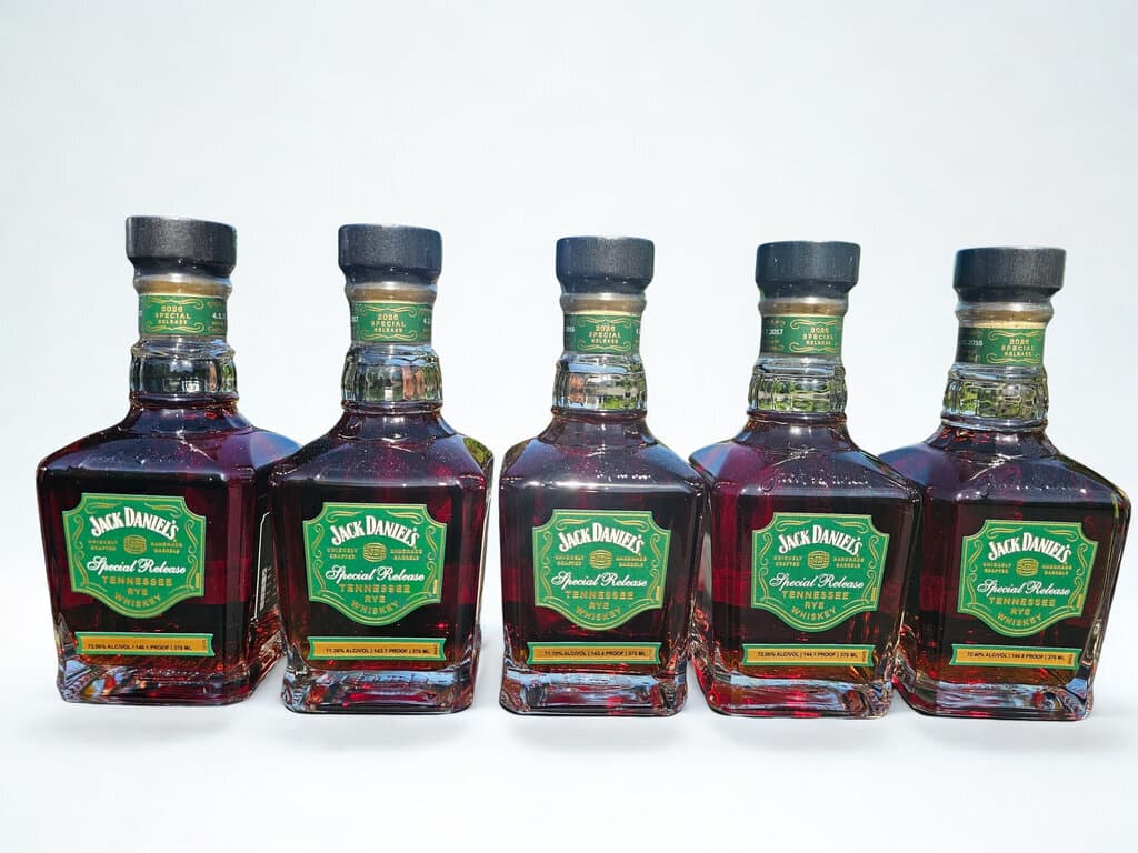 2026 Jack Daniel’s Special Release Rye 5 Bottle Set (Coy Hill, Boiler House, Fire Brigade)