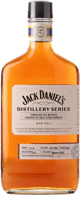 Jack Daniel's Series No. 16 Finished in Table Syrup Barrels Tennessee Rye Whiskey 375ml