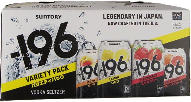 196 Vodka Seltzer Variety Pack, 355mL