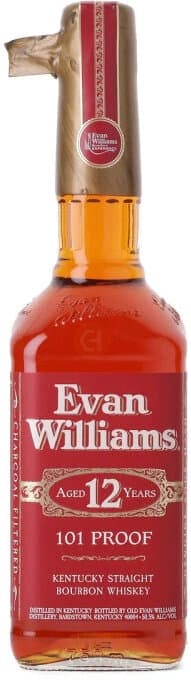 Evan Williams 12 Year Old Kentucky Straight Bourbon Whiskey