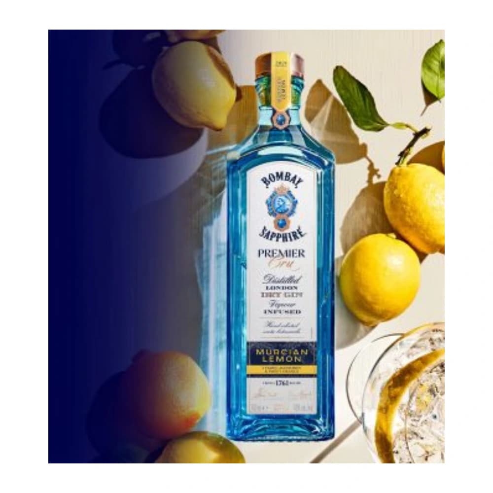 Bombay Sapphire Gin Lemon, 1L