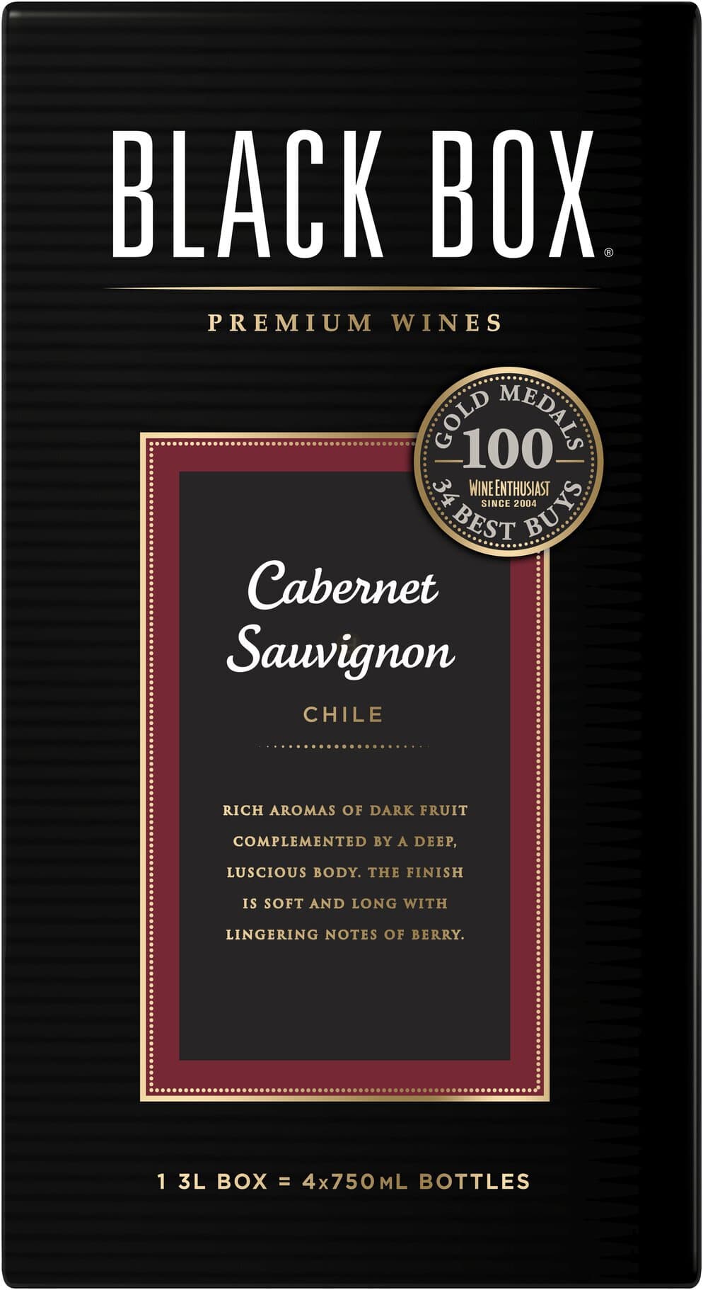 Black Box Cabernet Sauvignon Red Wine Box, 3L