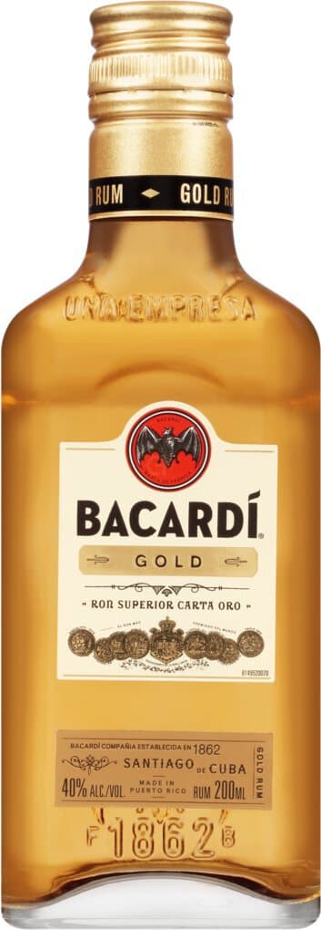 BACARDI Gold Rum, 200mL