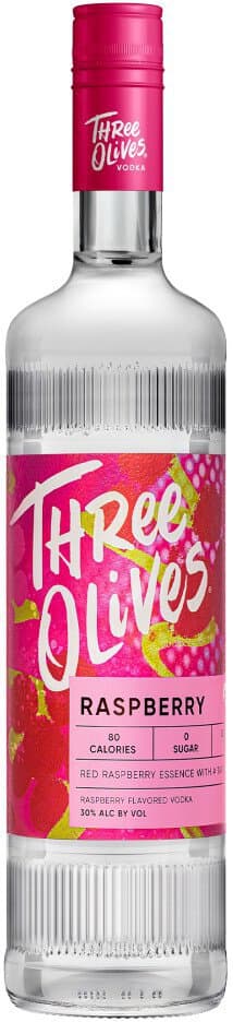 Three Olives Vodka Raspberry, 1L