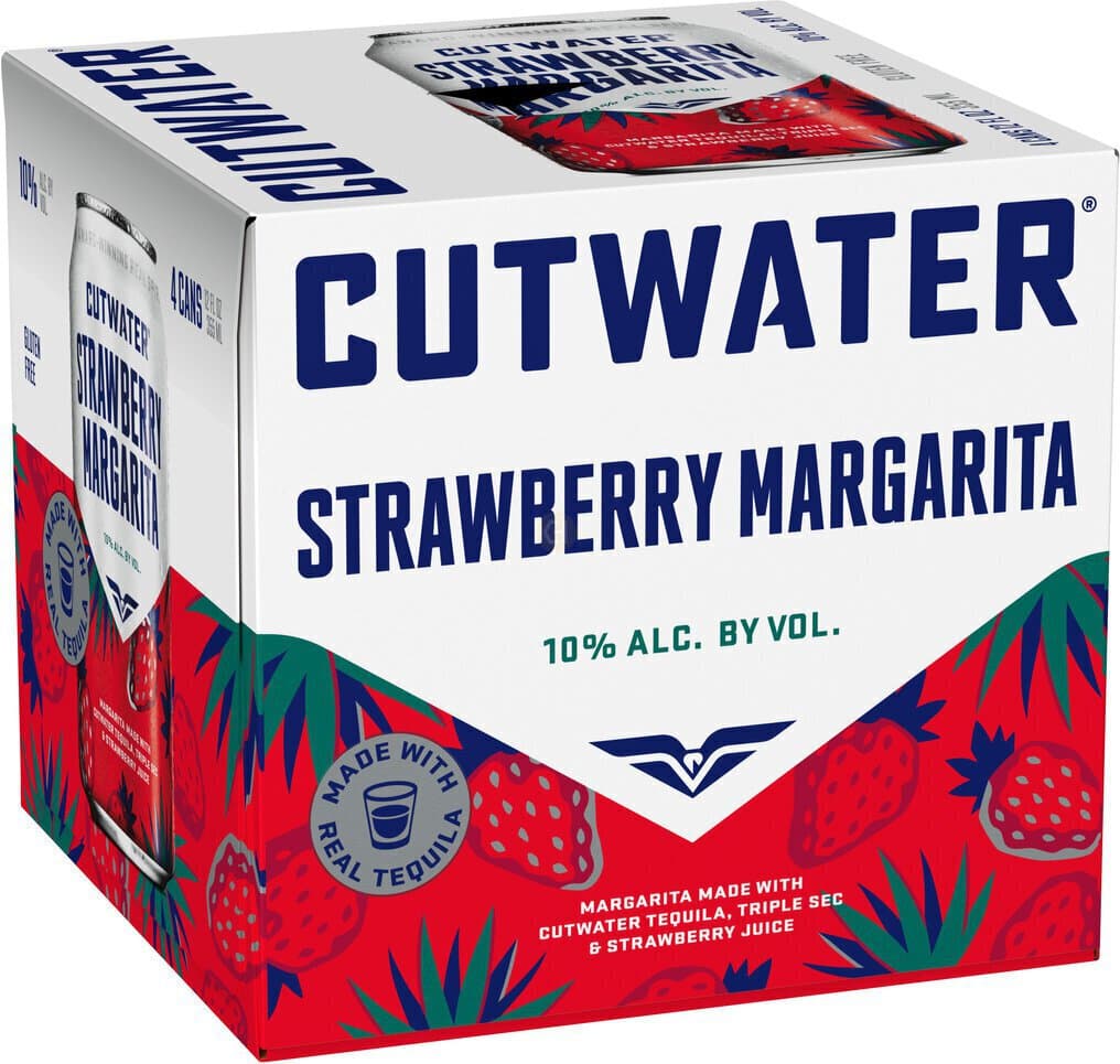 Cutwater Strawberry Margarita, 355mL