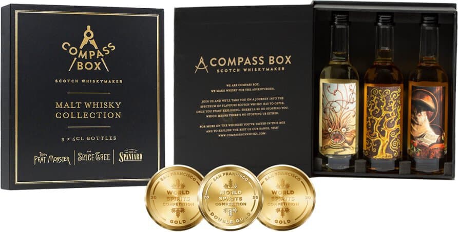 Compass Box 3 Pack Sampler Gift 50ml, 50mL