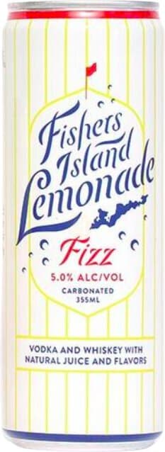 Fishers Island Lemonade Fizz RTD Cocktail Cans, 355mL