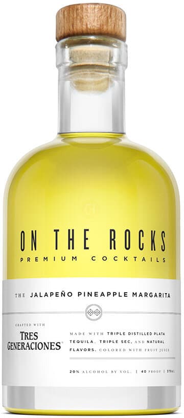 On The Rocks Jalapeno Pineapple Margarita, 375mL