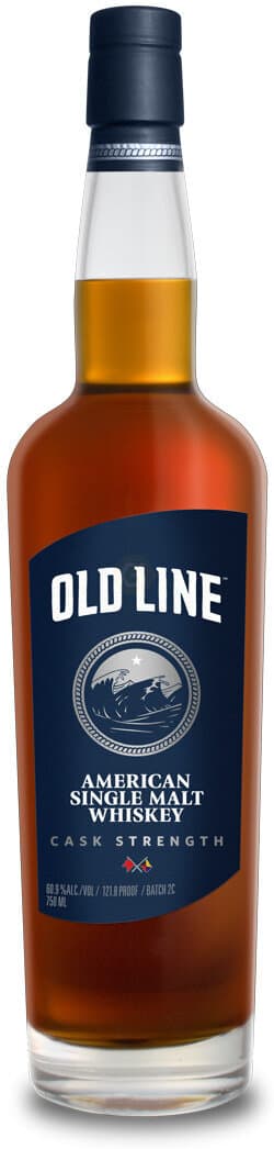 Old Line American Single Malt Cask Strength Whiskey, 750mL