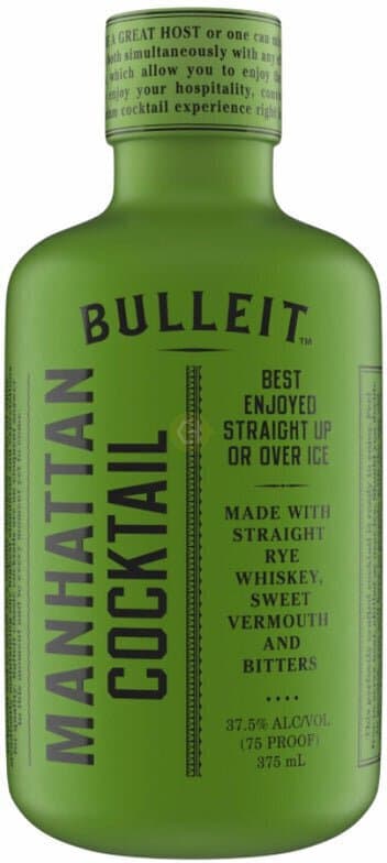 Bulleit Bourbon RTD Manhattan Cocktail, 375mL